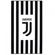 Juventus Official Deco Beach Towel Black/White One Size