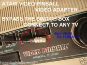 Atari Video Pinball TV RF Cable Connector Switch Box Video Game Computer System