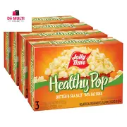 Healthy Pop Buttery Microwave Popcorn, Low Fat Gluten Free Non-Gmo, Pack of 12