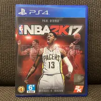 在飛比找Yahoo!奇摩拍賣優惠-近無刮 中文版 PS4 NBA 2K17 NBA2K17 S