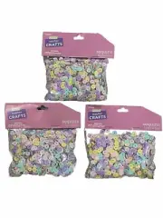 Pastel Sequins Easter Crafts Multicolor Crafting Crafts Supplies 1.5 oz 3 pack