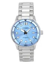 Citizen Stainless Steel Blue Dial 21 Jewels Automatic NJ0191-83A 100M Men's Watch