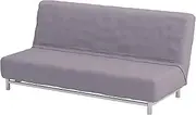 The Flax Polyester Beddinge Lovas Sofa Bed Cover is Custom Made for IKEA Beddinge Sleeper, A Quality Futon Slipcover (Light Gary)