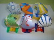 CATAMARANS 2009 MODEL BOATS & SHIPS SET - KINDER JOY SURPRISE TOYS MINIATURES