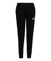 Puma Core Pack French Terry Essential Joggers Big Boys L (14-16) Black Pull On