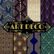 Art Deco Scrapbook Paper: 48 Pages of Decorative Craft Paper, ideal for Scrapbooking, Junk Journals, Collage, Card Making, Junk Journals, Decoupage, Origami,