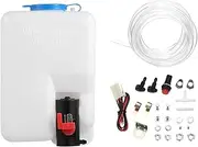 Universal Car Windshield Washer Pump Washer Fluid Reservoir Bottle Kit Washer System With Pump Jet Button Switch 160186
