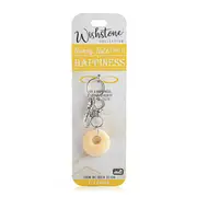 Wishstone Honey Jade Bag Key Charm Stone Of Happiness Women's Accessory