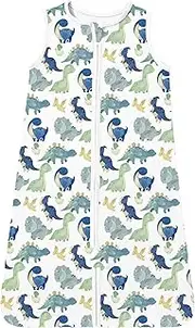 TotAha Dinours Sleep Sack,0.5 TOG Light Sleeping Sacks, Buttery Soft Wearable Blanket Baby Sleep Bag with 2-way Zipper