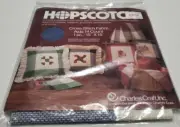 New Charles Craft Hopscotch Cross Stitch 1 Piece 15x15 Navy Blue Off White 14ct