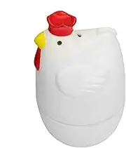 Egg Cooker for Microwave - Boiled Egg Maker Chicken Shaped Microwave Cooker | 1 Egg Capacity, Kitchen Gadgets, Creative & Efficient for Quick Breakfast