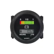 12/24V 36V 48/72V Battery Indicator Hour Meter Gauge For Golf Cart Marine SUV