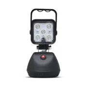 LED Work Light with Stand IP65 Waterproof 3 Modes Strong Magnetic Base Flood ...