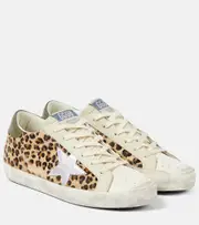 [Golden Goose] Golden Goose Super-Star leopard-print leather sneakers AU 7 multicoloured