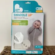 Love To Dream Swaddle Size M 1.0 Tog Stage 1 White New Sealed