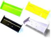 06021 1/10 Scale RC Nitro Buggy Spoiler Rear Wing Plastic Green / White / Yellow