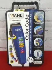 WAHL Color Code 17 Piece Complete Home Haircutting Kit Clipper FREE SHIPPING
