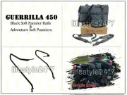 Royal Enfield Guerrilla 450 ADVENTURE SOFT PANNIER BAGS AND MOUNTING RAILS GREY (for: Royal Enfield)