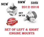 Left & Right Engine Motor Support Mount Set Of X2 For 12-16 BMW F10 528i PREMIUM (for: BMW)