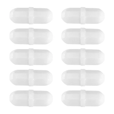 10 Pcs 20mm/0.8 Inch Magnetic Stirrer Mixer Stir Bar Laboratory Bar Stir3288