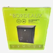 Architectural Mailboxes BORDEAUX Wall Mounted Locking Mailbox Rubbed Bronze Mail