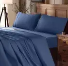 100% Egyptian Cotton Sheets - 1200 Thread Count, Luxury & Cooling Cotton Bed...