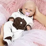 Vollence Reborn Baby Dolls, Silicone Full Body, Realistic Lifelike Newborn Platinum Silicone Baby Dolls, Realistic Doll - Girls