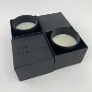 RARE 2x Two Blind Brothers Hand Poured Jasmine Scented Blackout Candle 10 oz