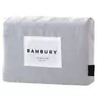 Bambury Silver 100% Linen Sheet Set Deep Wall Queen King Bed Size