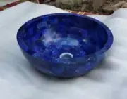 Blue Lapis Lazuli Wash Basin, Hand wash Sink made in Lapis Lazuli / Kitchen Sink