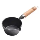 NEW 4.3-Inch Cast Iron Sauce Pan,Non-stick Melting Pot, Mini Egg Frying Pan for