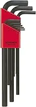 Bondhus Long Metric Hex Key 9-Piece Set, 1.5 mm-10 mm Size