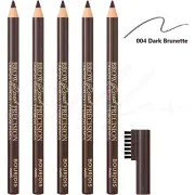 BOURJOIS Sourcil Precision Eyebrow Crayon Pencil - 004 Dark Brunette *PACK OF 5*