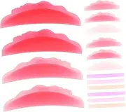 ASAKKURA 8 Pairs Eyelash Silicone Gasket Lash Lift Pads Eyelash Lift Kit Silicone Lash Lift Rods Eyelash Makeup Tool Eyelash Perming Pads Eyelash Perming Gasket Eyelash Lift Tool