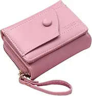 [Generic] Exquisite Craftsmanship Women Wallet Large Capacity Fashionable PU Leather Womens Wallet Coin Purse Pu Wallet, Pink