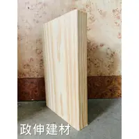 在飛比找蝦皮購物優惠-【政伸建材】厚南方松板材N18.5x30x3.8CM(內附發