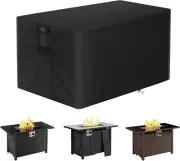 Fire Pit Cover, Rectangular 42Inch Firepit Cover for Outdoor Fireplace Waterproo
