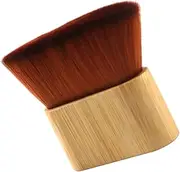 Supple Bristle Neck Duster Brush Bamboo Handle Hair for Barbershop Salon Multi Functional Broken Hair Brush for Shaving Hairdressing Cleanup