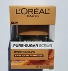 L'Oreal Paris Pure Sugar Scrub with Grapeseed to Smooth and Glow, 1.7 oz.