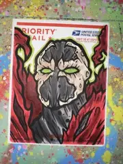 Hand Drawn Spawn Sticker USPS 228 Label