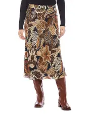 Karen Kane Printed Midi Skirt