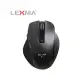 【LEXMA 雷馬】2.4GHZ 無線藍光滑鼠 M830R 黑色