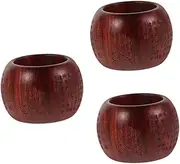 [Holibanna] Tiger Striped Wood Wrench Diamond Rings Mens Rings Men Fashion Rings Stackable Rings Mens Fidget Ring Rings Men Fidget Rings for Men Princess Tiara Ring Finger Wraps Ring Wooden