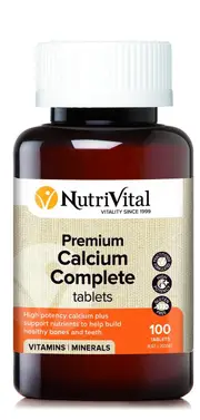 Nutrivital Premium Calcium Complete | 100 tablets
