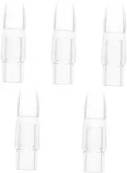 SUPVOX 5pcs Soprano Saxophone Mouthpiece Head for e Flat for Beginners and Students Made of Material Replacement for Your Old Mouthpiece