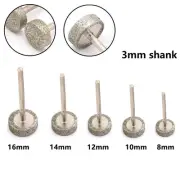 Enhance Your Creative Projects Cylinder Diamond Burr Drill Bit Set (8 16mm)