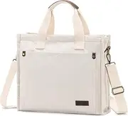 Tote Bag for Women, VASCHY Casual Large Corduroy Tote Bag with Zipper Multiple Pockets Work Top Handle Crossbody Shoulder Bag Everything Purse for Shopping, Office, Travel