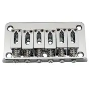 52.5mm Fixed Hardtail Bridge for 6 String Fender Strat Tele Electric Guitar, ...