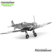 Metal Earth Supermarine Spitfire Fighter Plane DIY Model Building Kit Aircraft