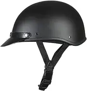 Motorcycle Half Helmets Cap DOT/ECE Approved Half Shell Jet Helmet Motorcycle Helmet Scooter Helmet Retro Motorcycle Half Helmet for Chopper Biker Moped Helmet C